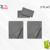 Pack de draps 100% coton - 2 places