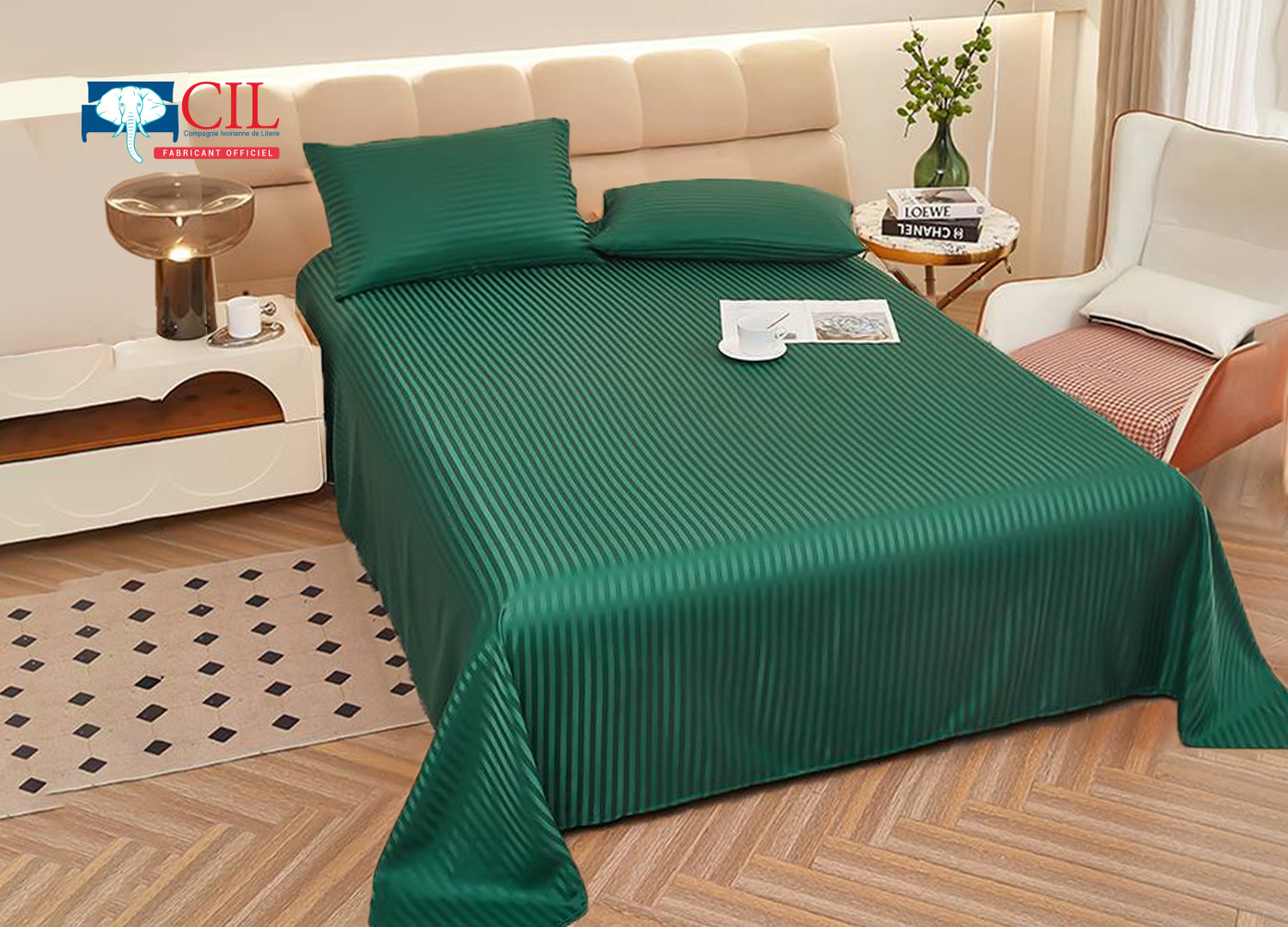 Pack de draps - 2 places