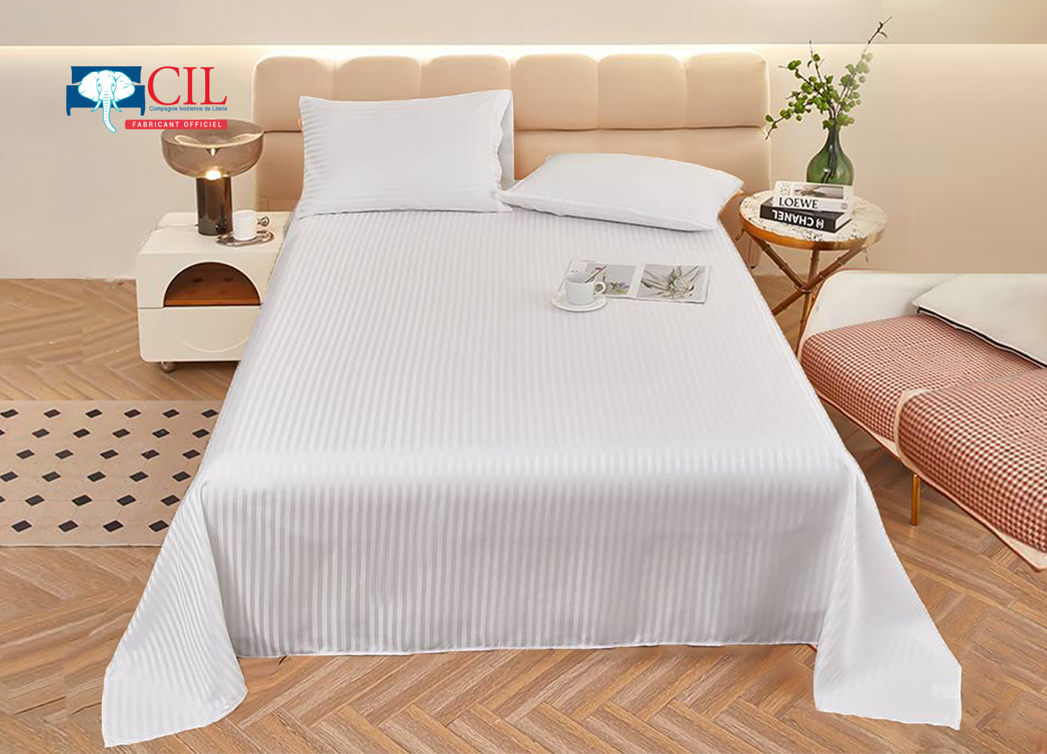 Pack de draps - 2 places