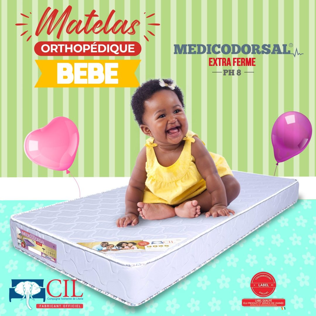 Matelas bebe Medicodorsal PH8 60x120 – CIL