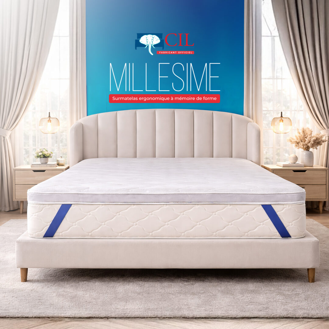 Surmatelas Millésime 2 places 140x190 – CIL