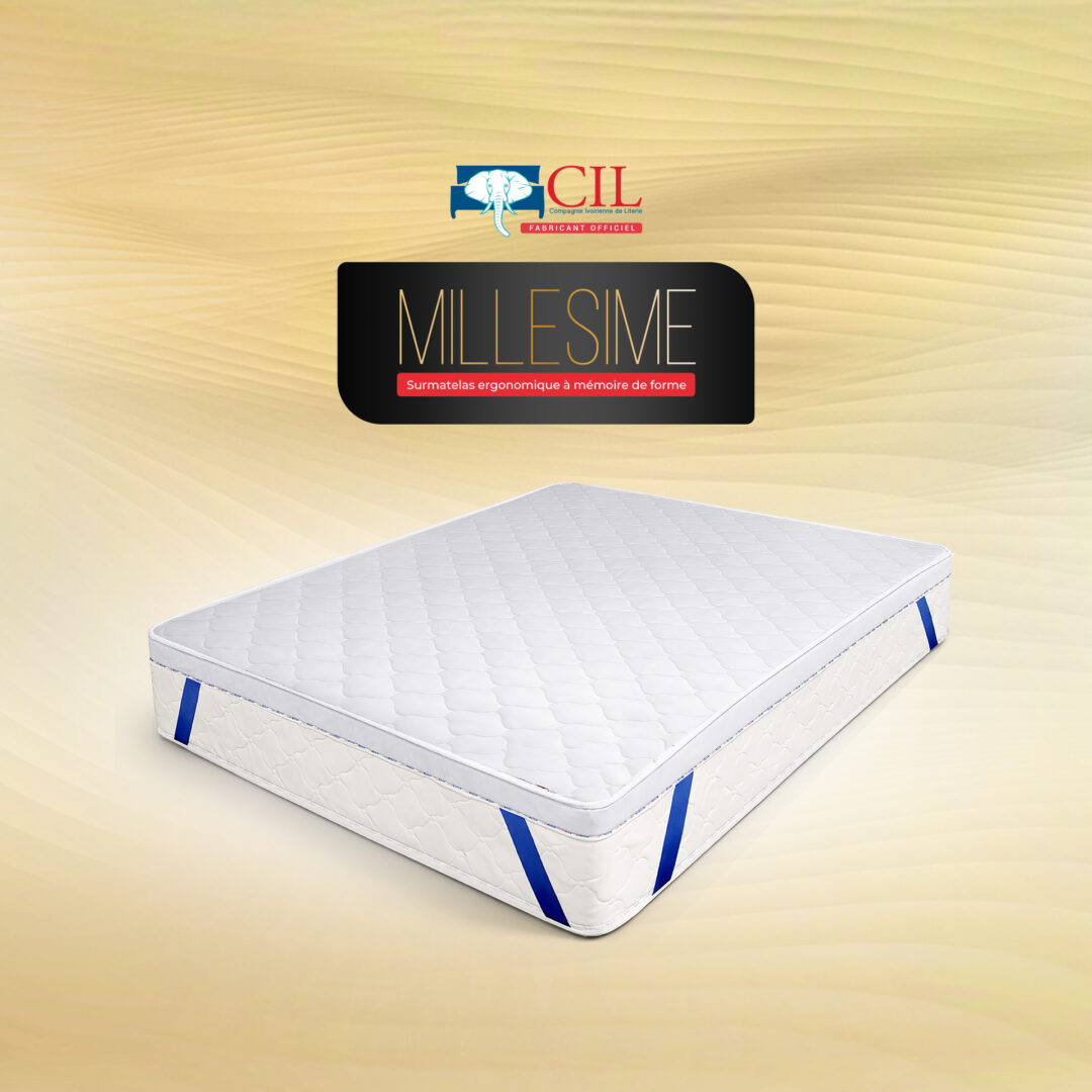 Surmatelas Millésime 2 places 140x190 – CIL