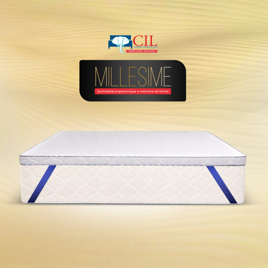 Surmatelas Millésime 2 places 140x190 – CIL