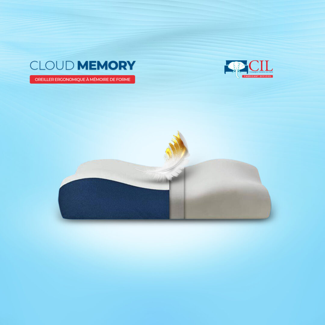 Oreiller ergonomique CLOUD MEMORY – CIL