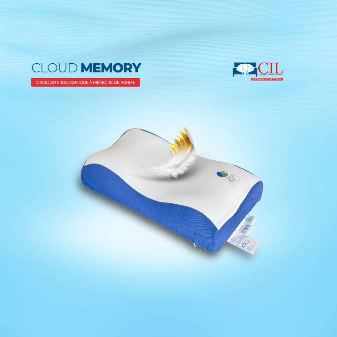 Oreiller CLOUD MEMORY vue profil – CIL