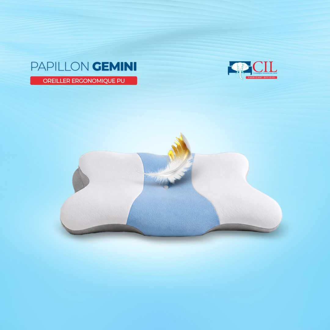 Oreiller ergonomique PAPILLON GEMINI double aile – CIL
