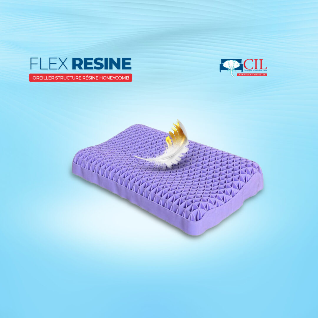 Oreiller résine nid d'abeilles FLEX RÉSINE – CIL