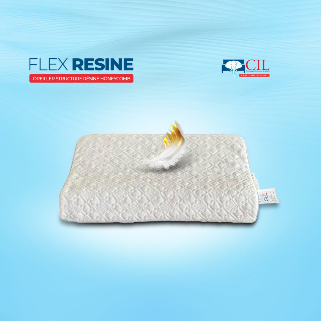 Oreiller FLEX RÉSINE ventilation alvéolaire – CIL