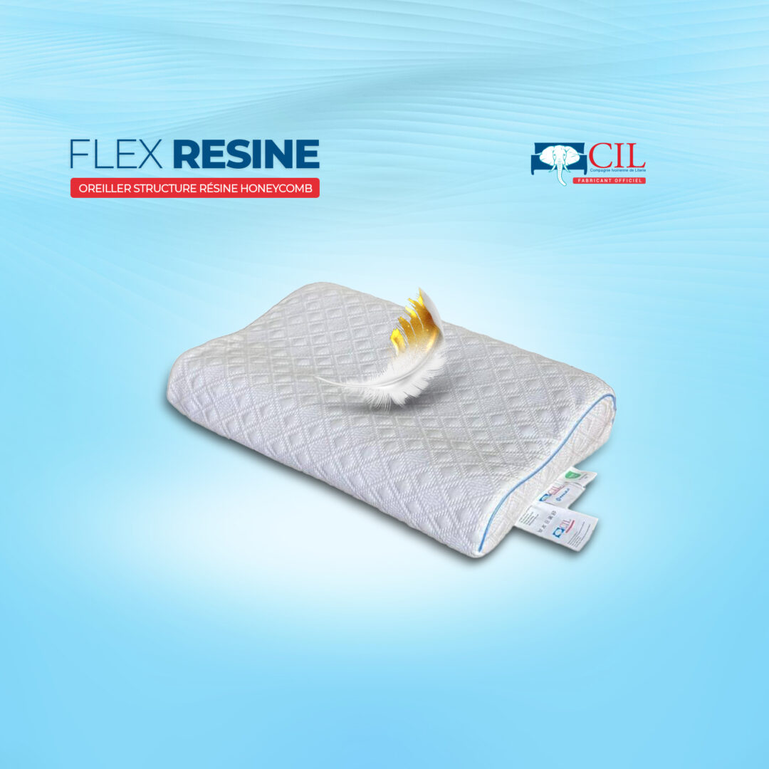 Oreiller FLEX RÉSINE vue détail résine – CIL